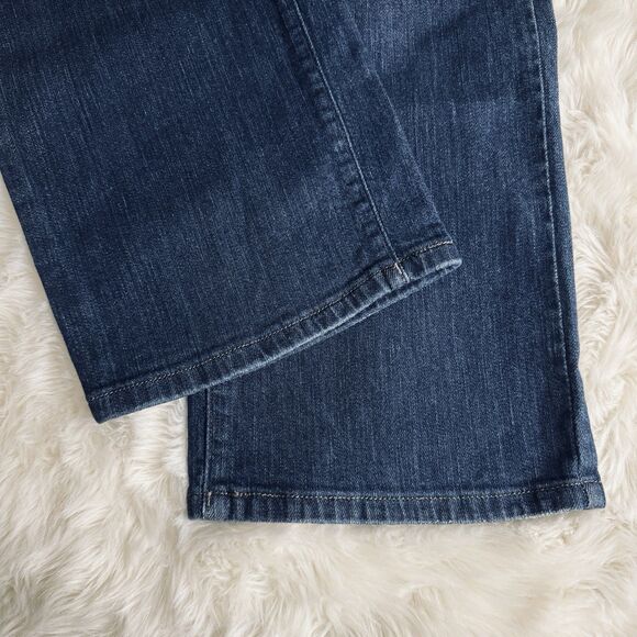Levis 529 Curvy Straight Leg Jeans 14 (32x31) Blue High Mid Denim Stretch Womens - Picture 6 of 7
